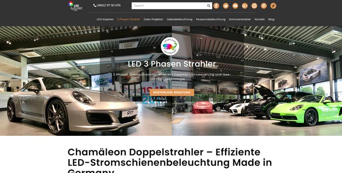 Stromschienenstrahler